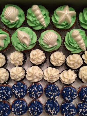 Seashell Cupcakes by Sierra Luther of Whisk Management