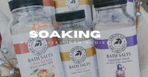 Indulge Your Skin and Senses In Revitalizing Salt Soaks